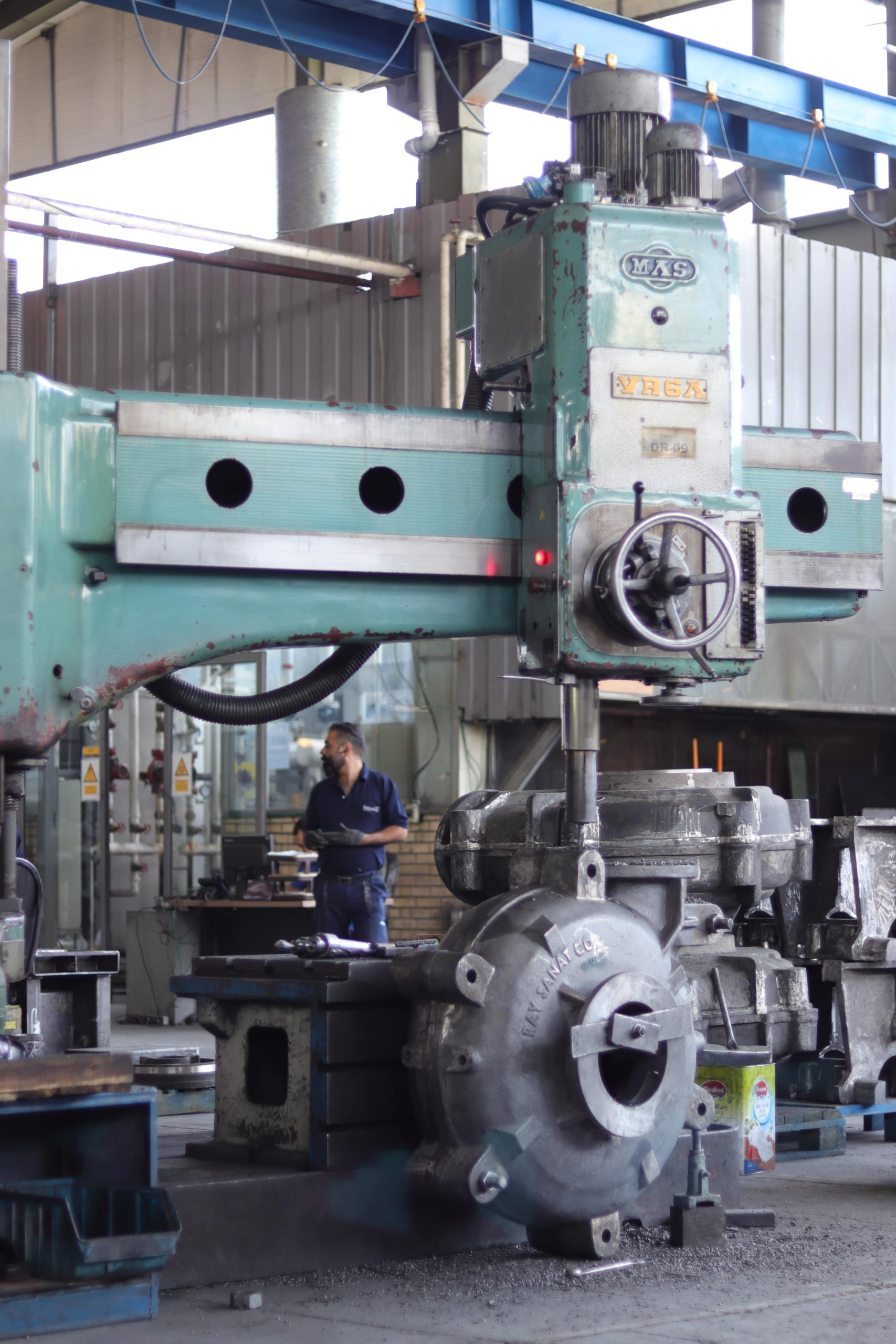 تراشکاری بدنه پمپ